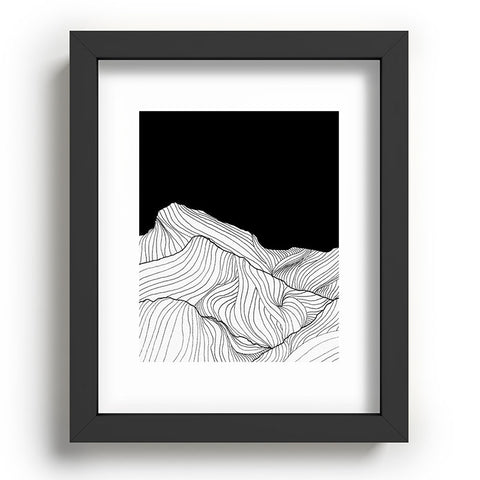 Viviana Gonzalez Lines in the mountains II Recessed Framing Rectangle