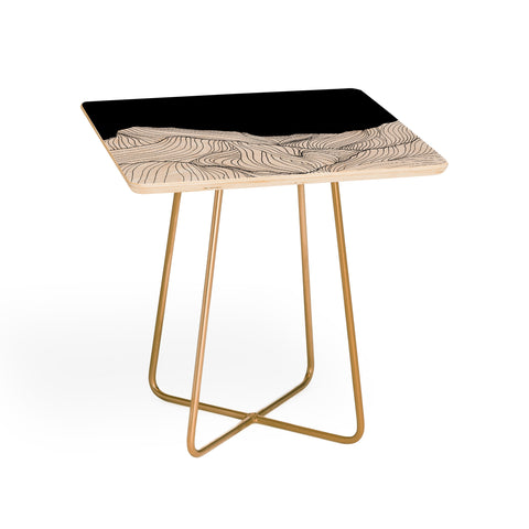 Viviana Gonzalez Lines in the mountains II Side Table