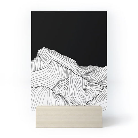 Viviana Gonzalez Lines in the mountains II Mini Art Print