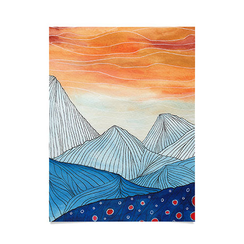 Viviana Gonzalez Lines in the mountains III Poster