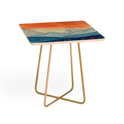 Viviana Gonzalez Lines in the mountains III Side Table