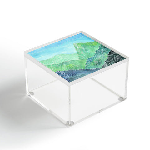 Viviana Gonzalez Lines in the mountains IV Acrylic Box