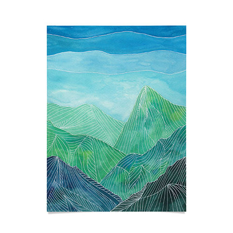 Viviana Gonzalez Lines in the mountains IV Poster