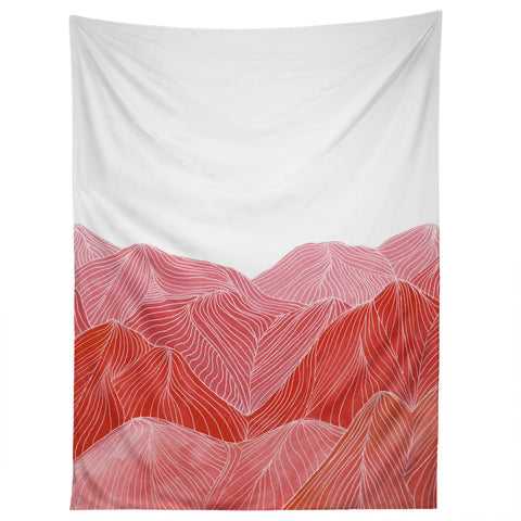 Viviana Gonzalez Lines in the mountains IX Tapestry