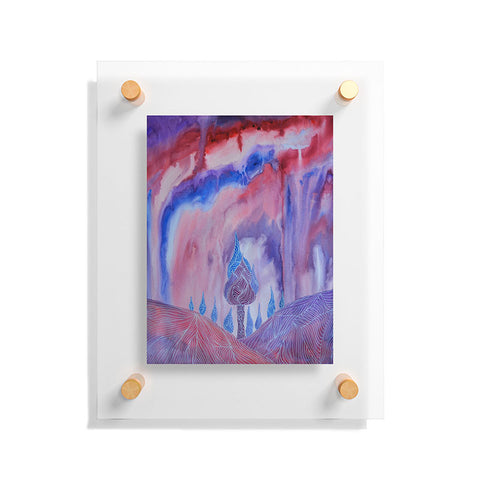 Viviana Gonzalez Lines in the mountains VI Floating Acrylic Print