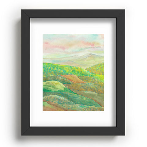 Viviana Gonzalez Lines in the mountains VII Recessed Framing Rectangle