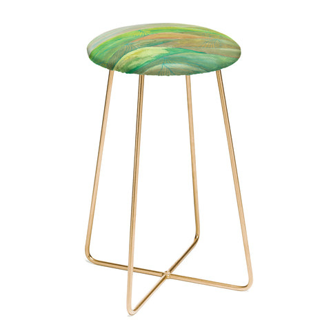 Viviana Gonzalez Lines in the mountains VII Counter Stool