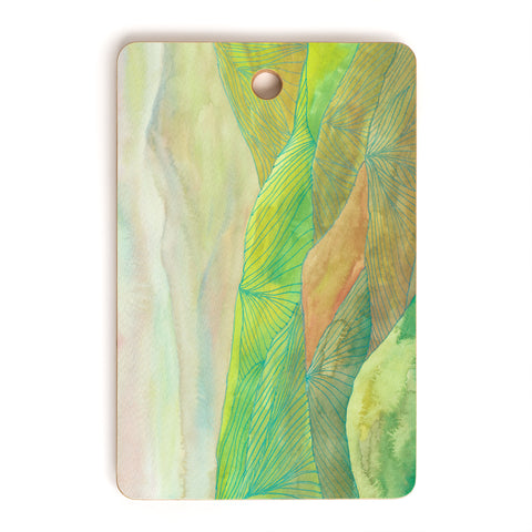 Viviana Gonzalez Lines in the mountains VII Cutting Board Rectangle