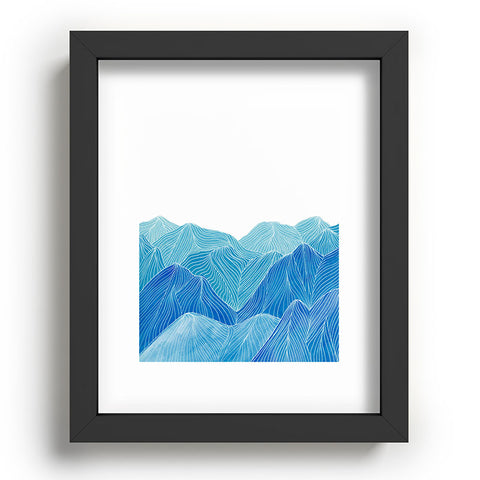 Viviana Gonzalez Lines in the mountains VIII Recessed Framing Rectangle