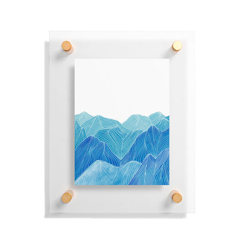 Viviana Gonzalez Lines in the mountains VIII Floating Acrylic Print