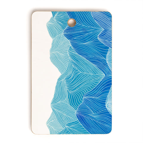 Viviana Gonzalez Lines in the mountains VIII Cutting Board Rectangle