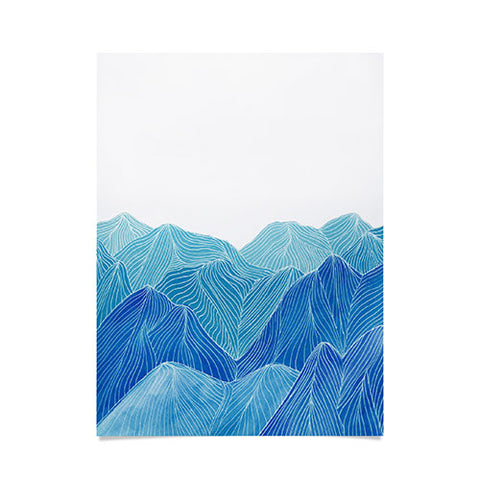 Viviana Gonzalez Lines in the mountains VIII Poster