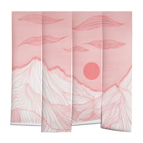 Viviana Gonzalez Lines in the mountains Wall Mural