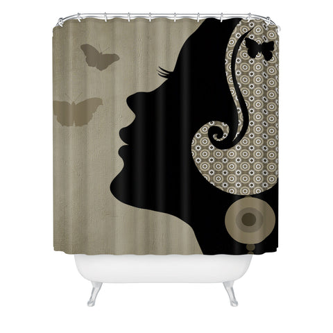 Viviana Gonzalez Madame Butterfly II Shower Curtain