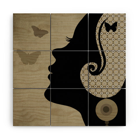 Viviana Gonzalez Madame Butterfly II Wood Wall Mural
