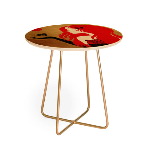 Viviana Gonzalez Madame Butterfly Round Side Table