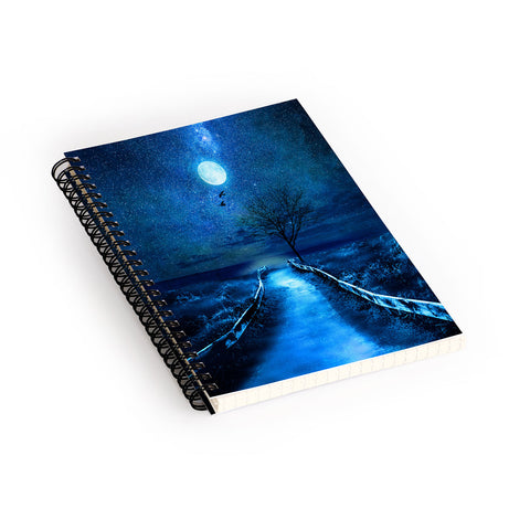 Viviana Gonzalez Magical Moon Spiral Notebook