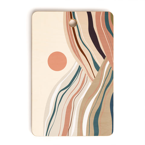 Viviana Gonzalez Mineral inspired landscapes 1 Cutting Board Rectangle