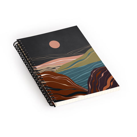 Viviana Gonzalez Mineral inspired landscapes 2 Spiral Notebook