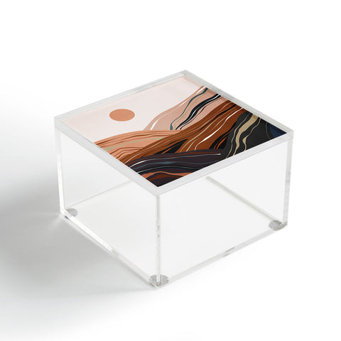 Viviana Gonzalez Mineral inspired landscapes 3 Acrylic Box