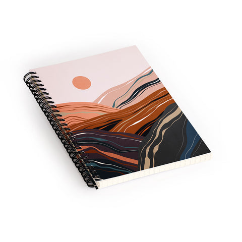 Viviana Gonzalez Mineral inspired landscapes 3 Spiral Notebook
