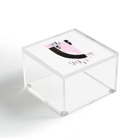 Viviana Gonzalez Minimal black and pink I Acrylic Box