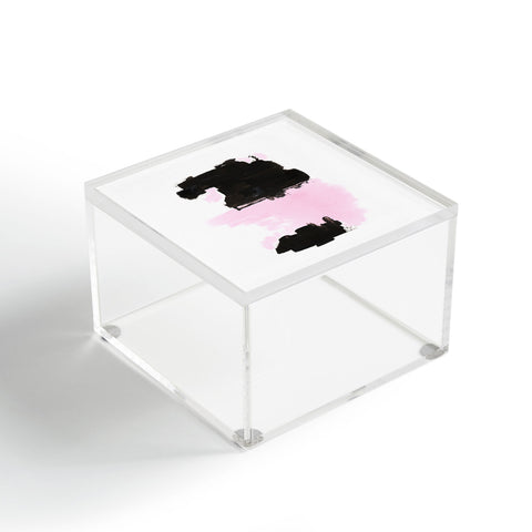Viviana Gonzalez Minimal black and pink III Acrylic Box
