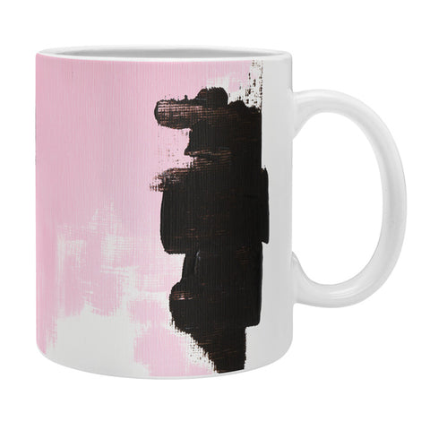 Viviana Gonzalez Minimal black and pink III Coffee Mug