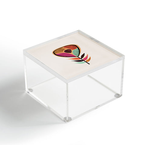 Viviana Gonzalez Minimal flower 02 Acrylic Box