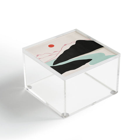 Viviana Gonzalez Minimal Mountains In the Sea 2 Acrylic Box