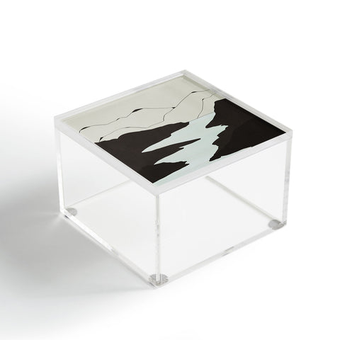 Viviana Gonzalez Minimal Mountains In The Sea Acrylic Box