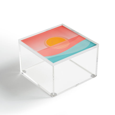 Viviana Gonzalez Minimal Sunset 1 Acrylic Box