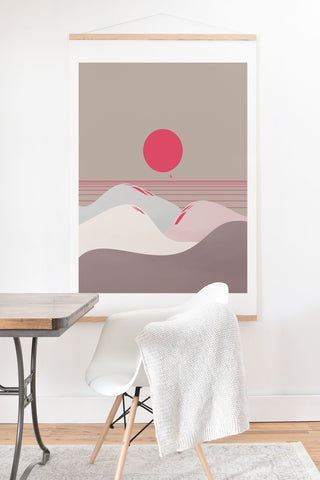 Viviana Gonzalez Minimal Sunset 9 Art Print And Hanger
