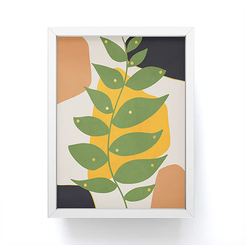 Viviana Gonzalez Modern botanical composition 1 Framed Mini Art Print