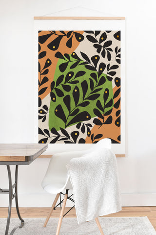 Viviana Gonzalez Modern botanical composition 2 Art Print And Hanger