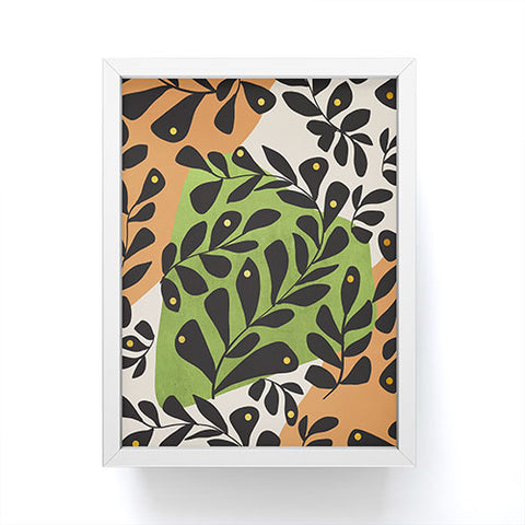 Viviana Gonzalez Modern botanical composition 2 Framed Mini Art Print