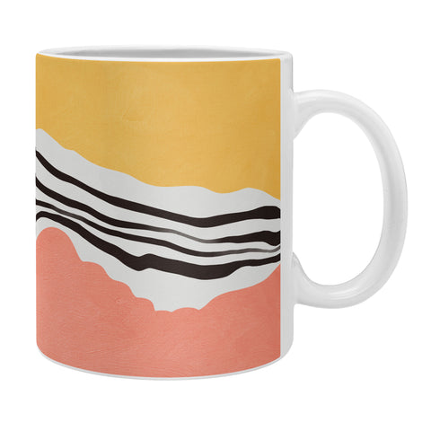 Viviana Gonzalez Modern irregular Stripes 01 Coffee Mug