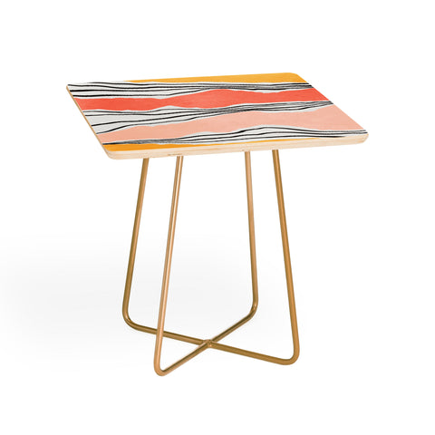 Viviana Gonzalez Modern irregular Stripes 01 Side Table