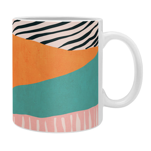 Viviana Gonzalez Modern irregular Stripes 02 Coffee Mug