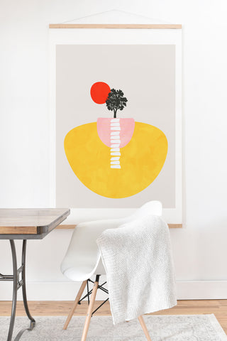 Viviana Gonzalez Modern shapes 5 Art Print And Hanger