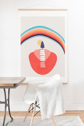 Viviana Gonzalez Modern shapes 6 Art Print And Hanger