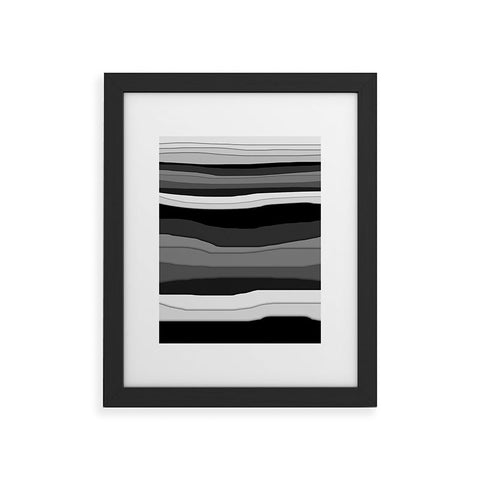 Viviana Gonzalez Monochrome vibes 01 Framed Art Print