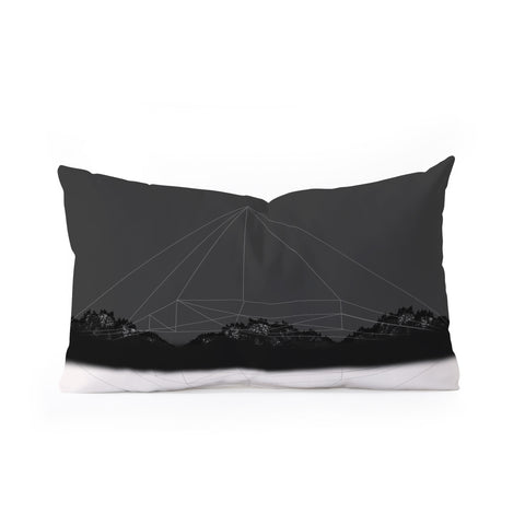 Viviana Gonzalez Monochrome vibes 03 Oblong Throw Pillow