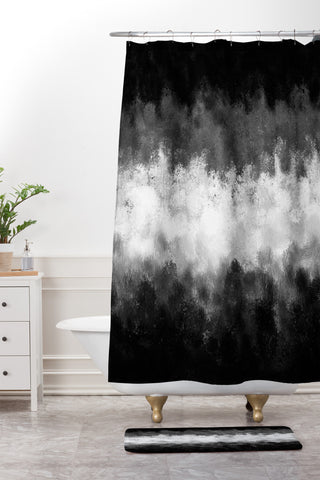 Viviana Gonzalez Monochrome vibes 04 Shower Curtain And Mat