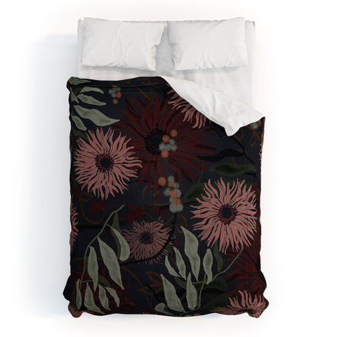 Viviana Gonzalez Moody Blooms 01 Comforter