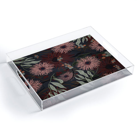 Viviana Gonzalez Moody Blooms 01 Acrylic Tray