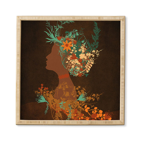 Viviana Gonzalez Mujer Floral I Framed Wall Art