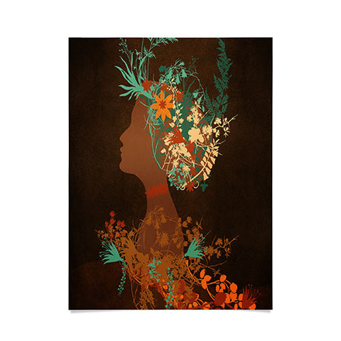 Viviana Gonzalez Mujer Floral I Poster