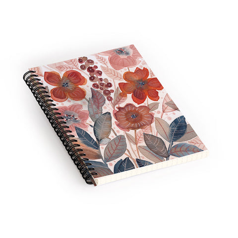 Viviana Gonzalez Nature Love Botanical 4 Spiral Notebook