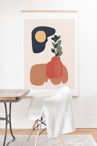 Viviana Gonzalez Organic shapes 1 Art Print And Hanger